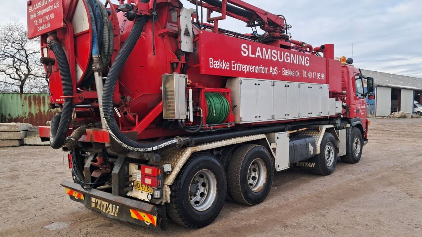 Pumpfass typu Volvo Fm 400, Gebrauchtmaschine w Rødovre (Zdjęcie 3)