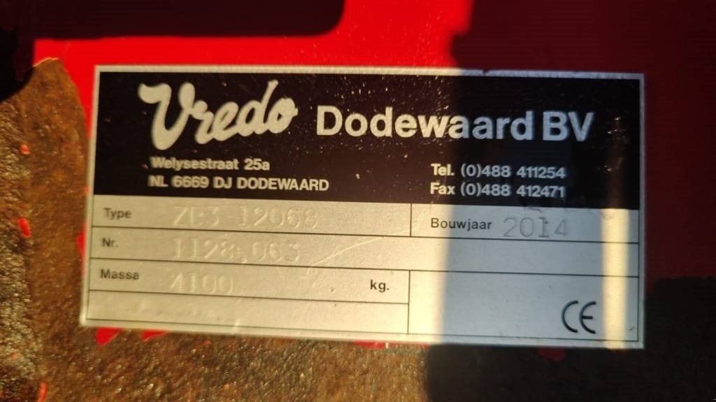 Pumpfass typu Vredo ZB3 12068, Gebrauchtmaschine w Ulfborg (Zdjęcie 6)