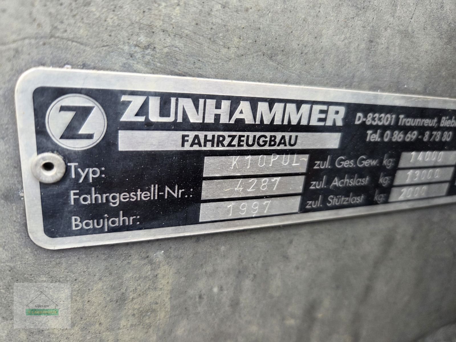 Pumpfass tip Zunhammer K10 PUL, Gebrauchtmaschine in Amstetten (Poză 15)