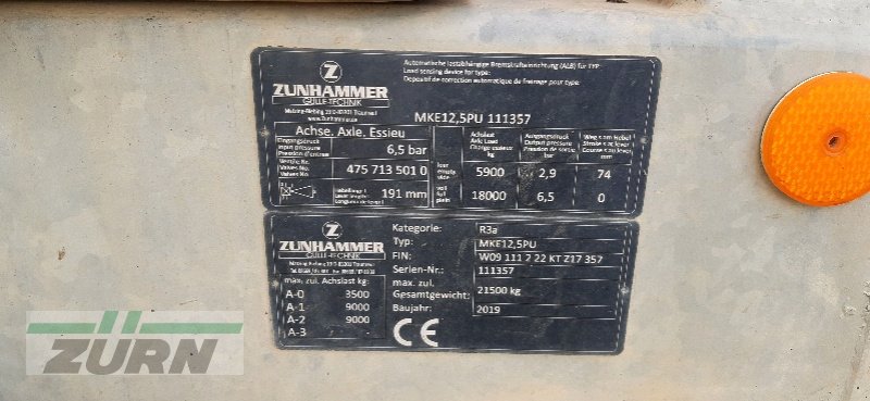 Pumpfass typu Zunhammer MKE 12.5, Gebrauchtmaschine v Aalen-Attenhofen (Obrázek 23)