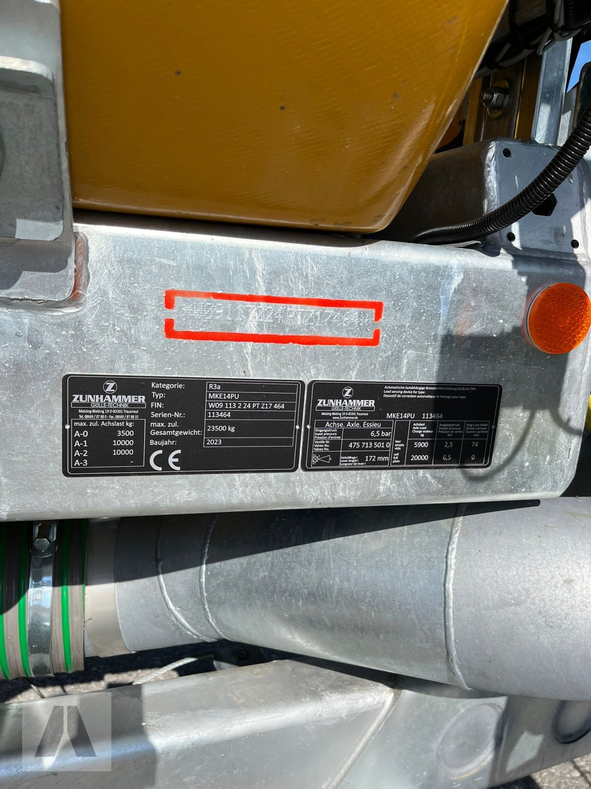 Pumpfass des Typs Zunhammer MKE 14 PU, Neumaschine in Antdorf (Bild 14)