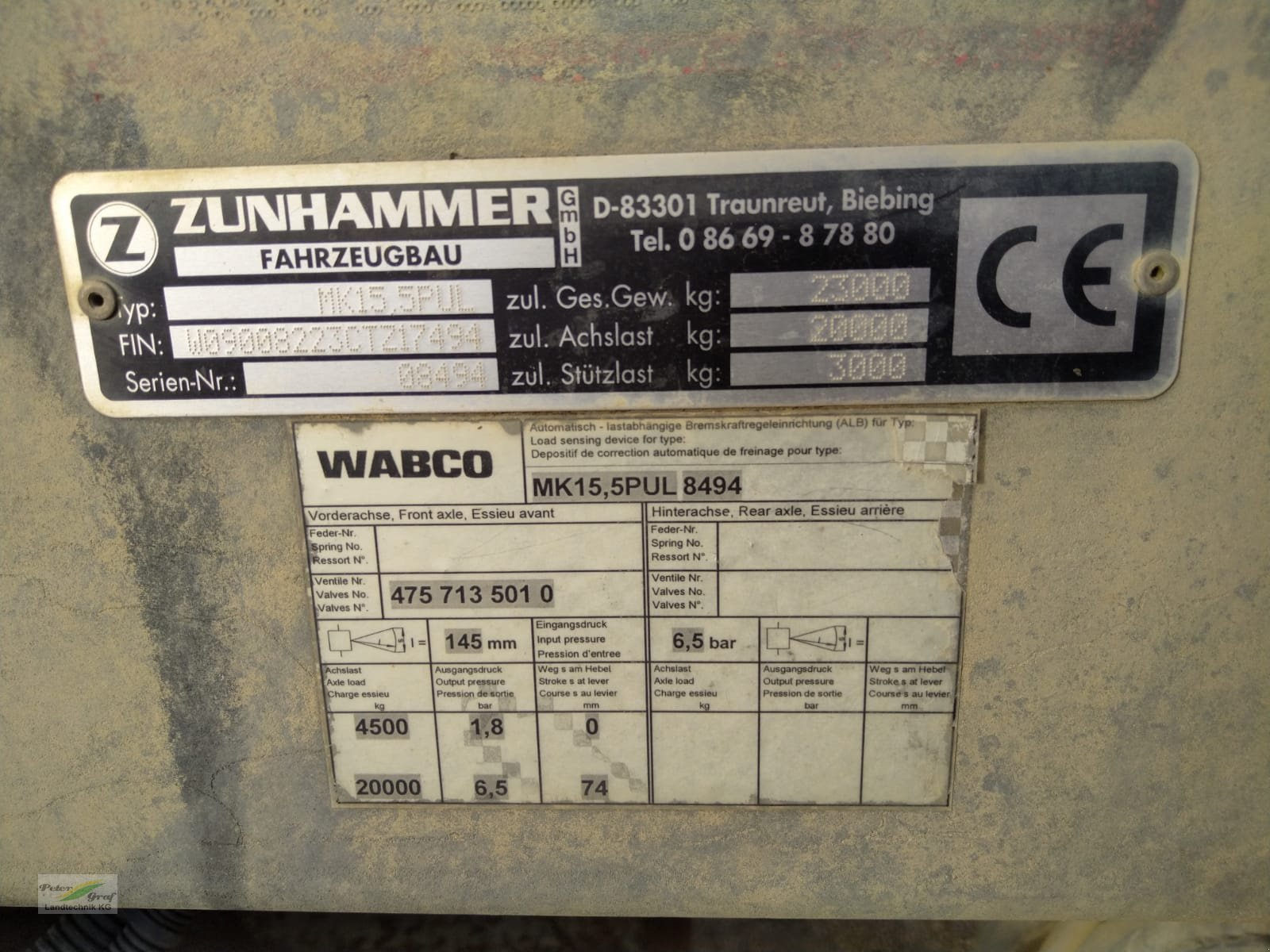Pumpfass del tipo Zunhammer MKE 15,5 PUL, Gebrauchtmaschine In Pegnitz-Bronn (Immagine 11)