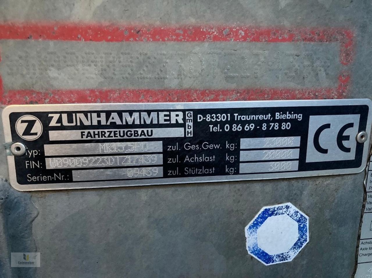 Pumpfass des Typs Zunhammer MKE 15,5 PUSS, Gebrauchtmaschine in Neuhof - Dorfborn (Bild 10)