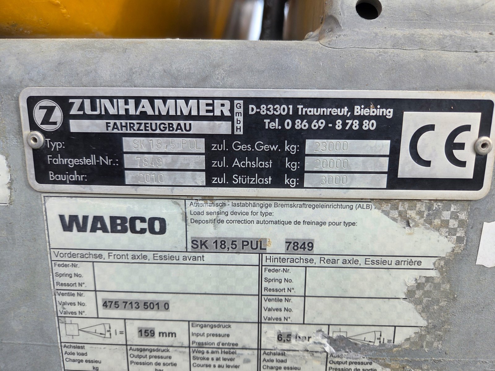 Pumpfass typu Zunhammer SK 18,5 PUL, Gebrauchtmaschine w Zolling (Zdjęcie 10)