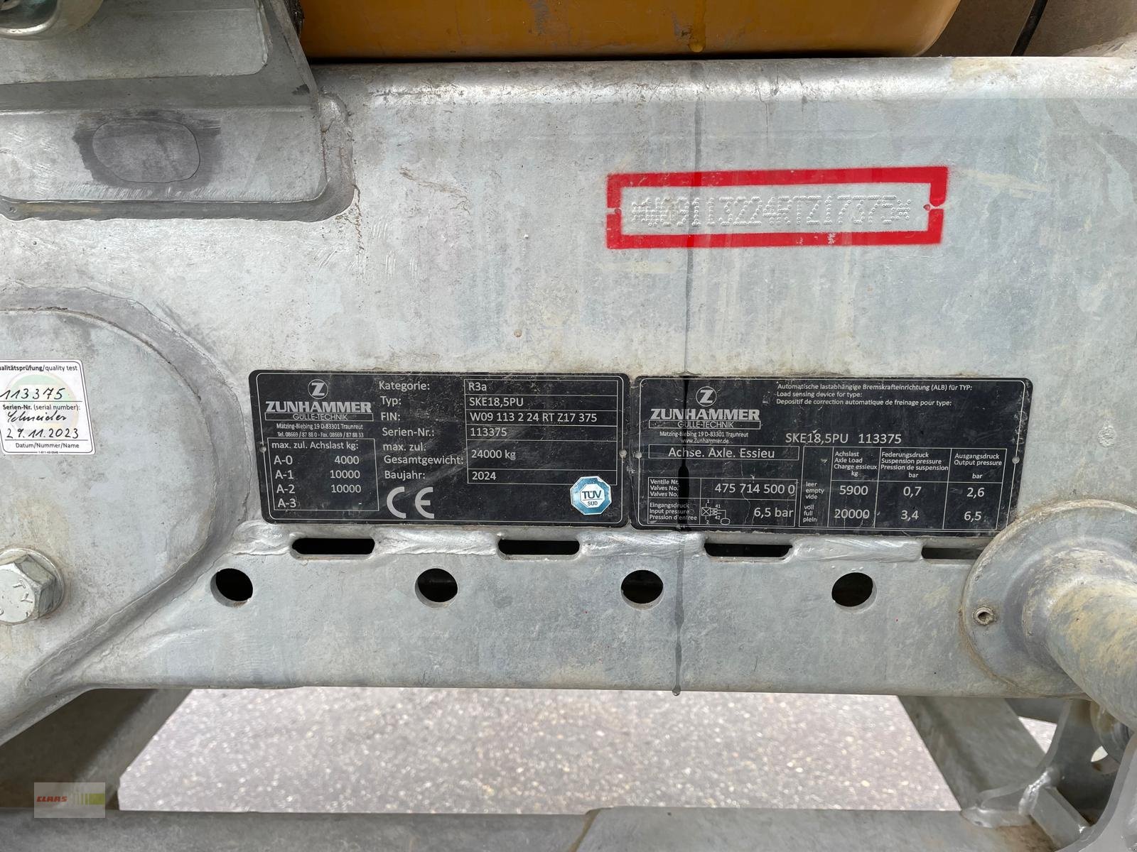 Pumpfass des Typs Zunhammer SKE 18,5 PU, Gebrauchtmaschine in Erkheim (Bild 10)