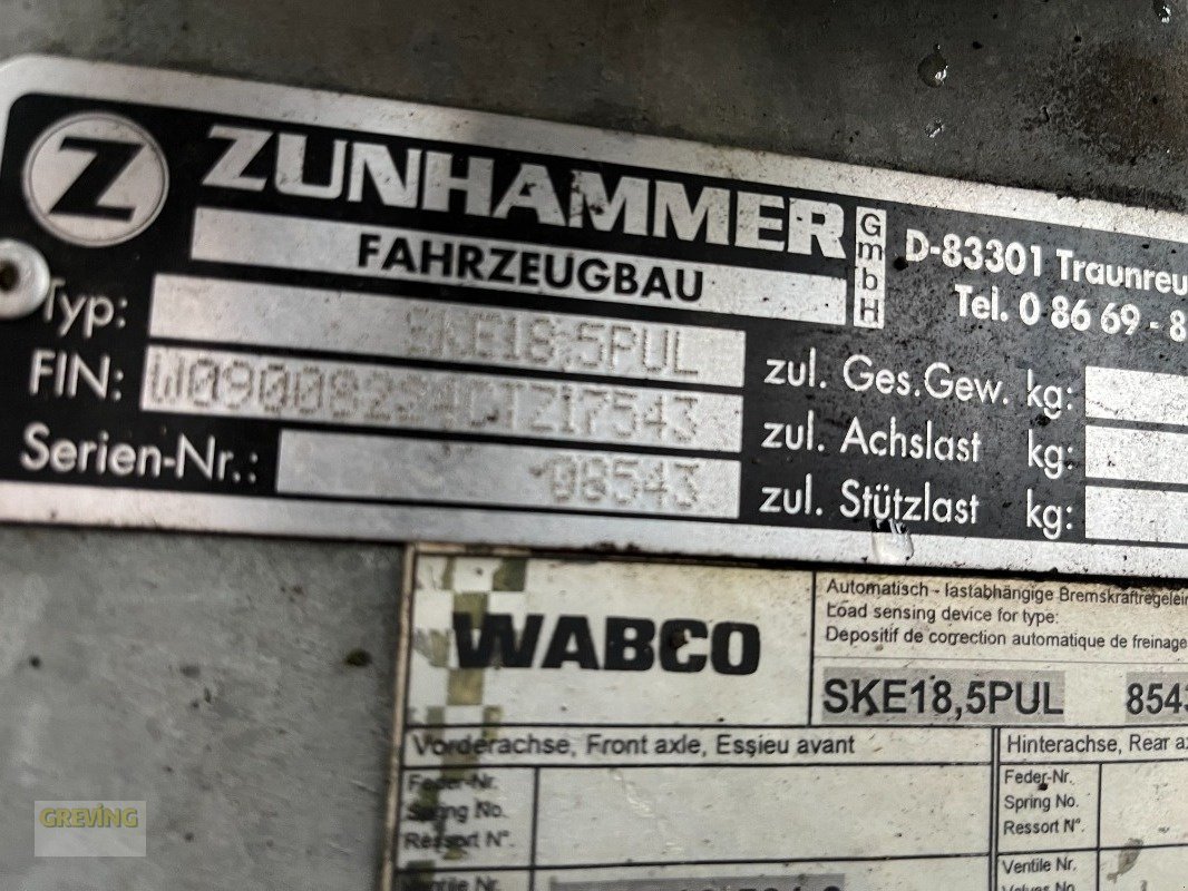 Pumpfass typu Zunhammer SKE 18,5 PUL, Gebrauchtmaschine v Greven (Obrázek 16)