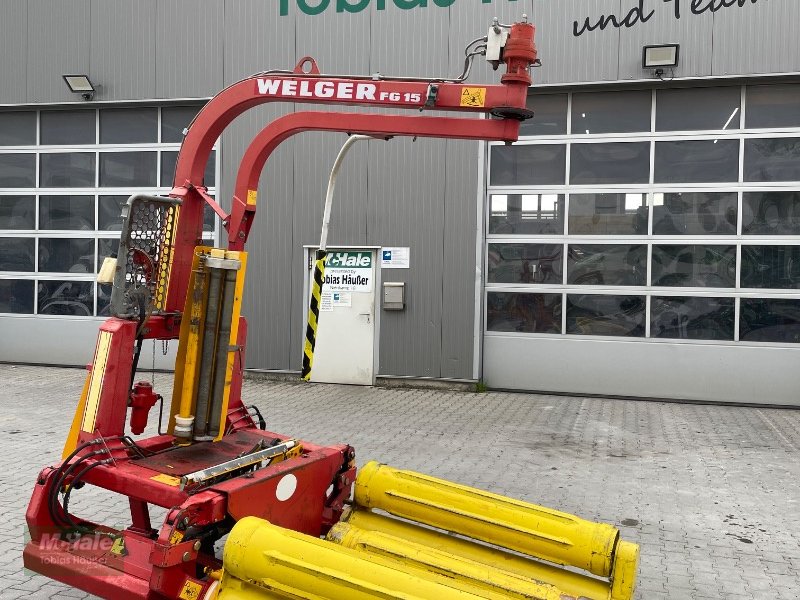 Quaderballenwickelgerät des Typs Welger FG 15, Gebrauchtmaschine in Borgholzhausen (Bild 1)