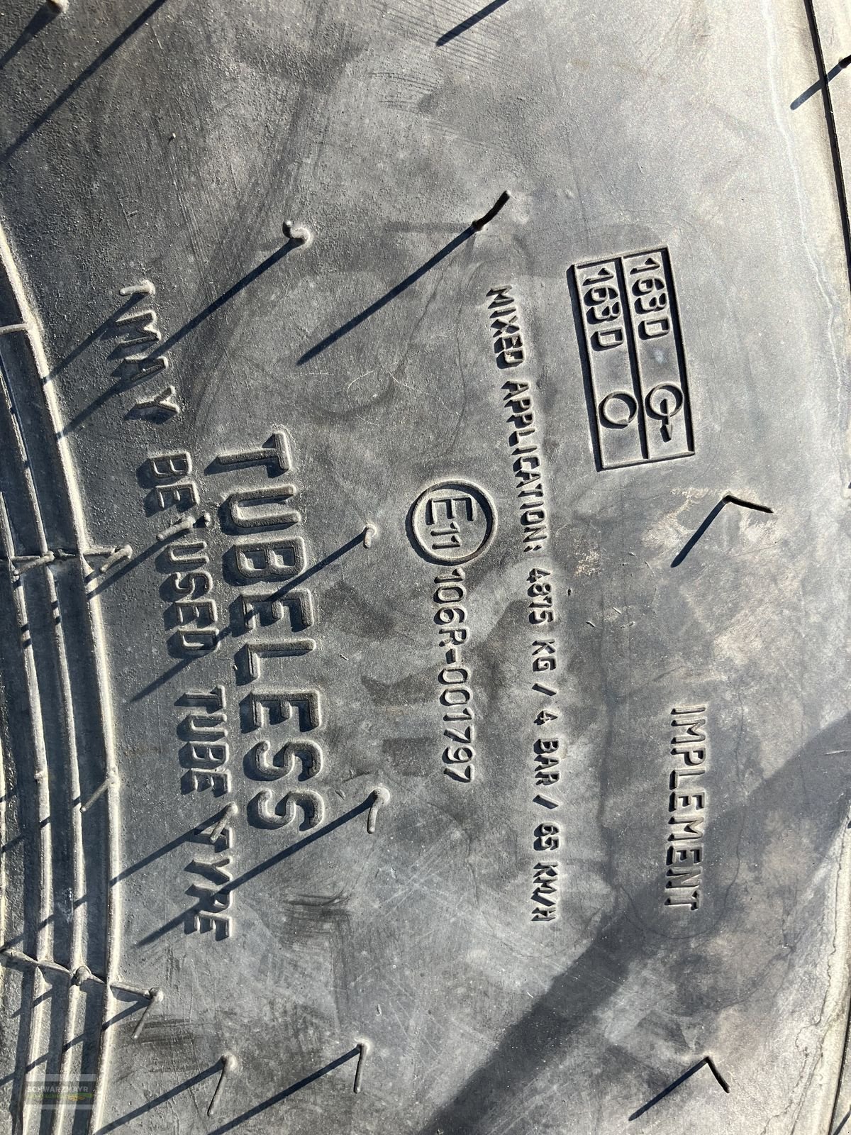 Rad des Typs Alliance 650/50R22,5 885 Komplettrad ET-50, Neumaschine in Gampern (Bild 9)