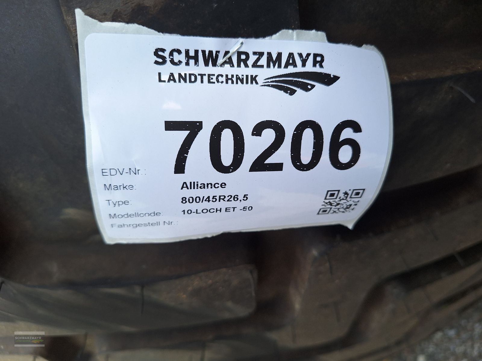 Rad des Typs Alliance 800/45R26,5, Neumaschine in Gampern (Bild 15)