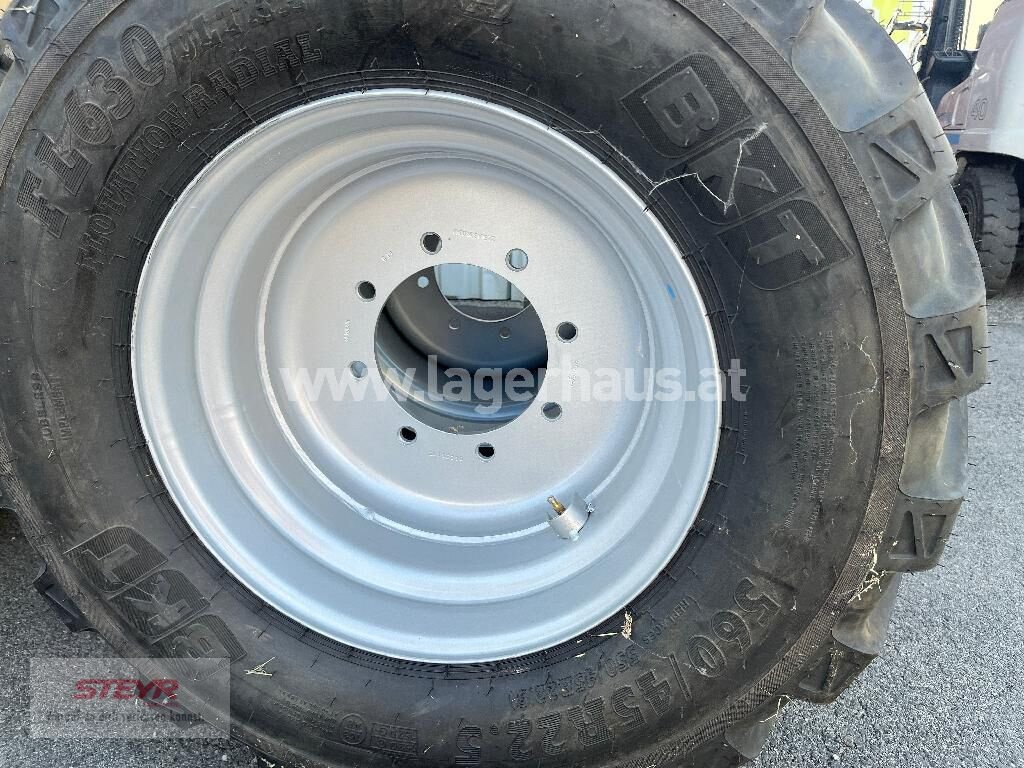 Rad of the type BKT 560/45R22.5 KOMPLETTRÄDER FL 630 ET 0 4 STK PRE, Gebrauchtmaschine in Kilb (Picture 1)