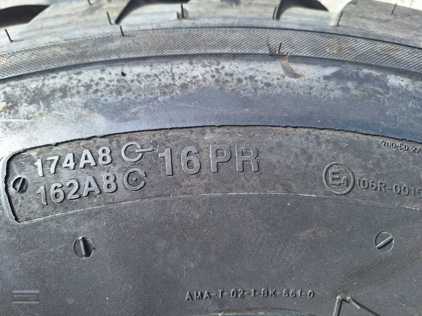 Rad des Typs BKT 700/50-22,5 FL648 ET, Neumaschine in Gampern (Bild 11)