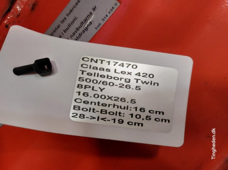 Rad του τύπου CLAAS 26.5"   500/60-26.5, Gebrauchtmaschine σε Hemmet (Φωτογραφία 17)