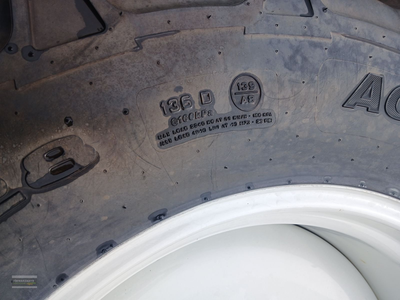 Rad del tipo Michelin 600/60R38+480/60R28, Vorführmaschine In Aurolzmünster (Immagine 12)