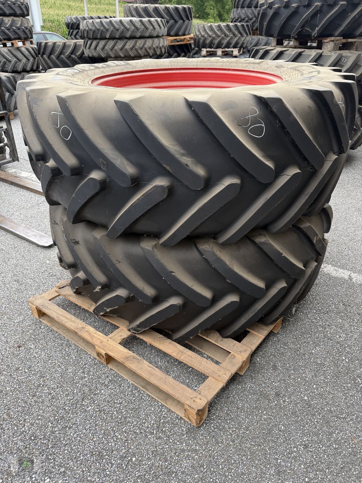 Rad van het type Michelin 600/65 R38 Multbib 8Loch, Gebrauchtmaschine in Markt Hartmannsdorf (Foto 1)
