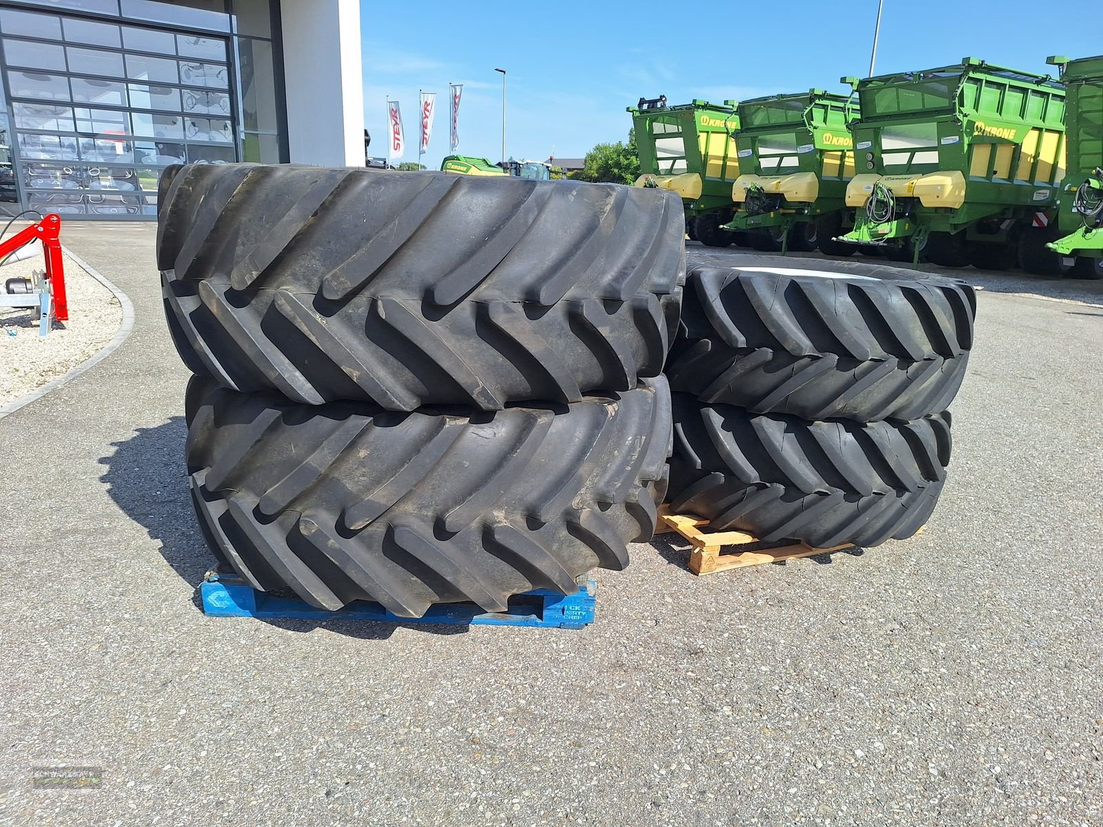 Rad des Typs Michelin 600/65R34+480/65R24 Kompletträder, Gebrauchtmaschine in Aurolzmünster (Bild 2)