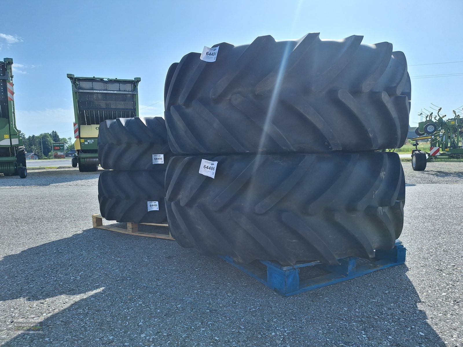 Rad des Typs Michelin 600/65R34+480/65R24 Kompletträder, Gebrauchtmaschine in Aurolzmünster (Bild 3)