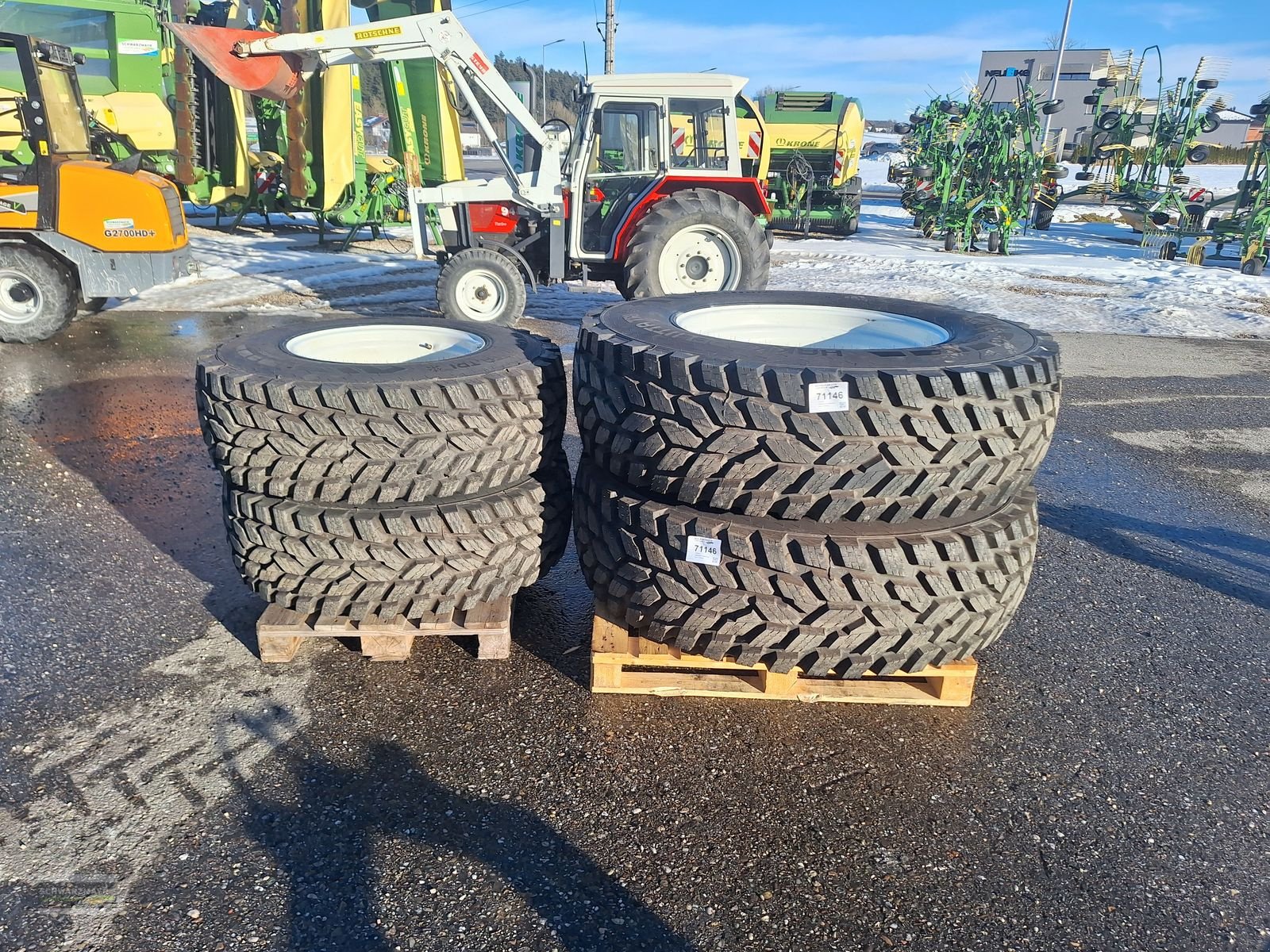 Rad типа Nokian 480/80R34+400/80R24 Kompletträder, Neumaschine в Gampern (Фотография 1)