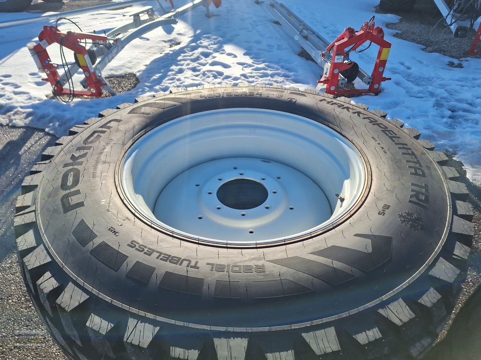 Rad типа Nokian 480/80R34+400/80R24 Kompletträder, Neumaschine в Gampern (Фотография 15)