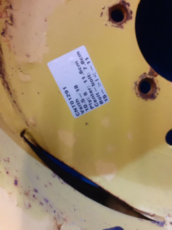 Rad des Typs Sonstige 18"   10.5-18, Gebrauchtmaschine in Hemmet (Bild 5)