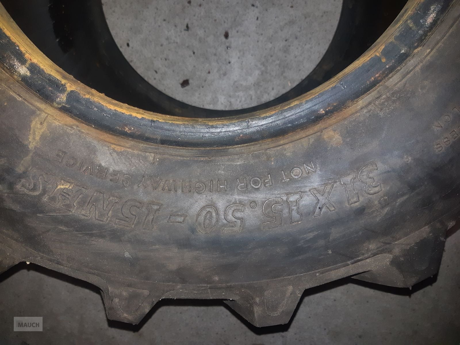 Rad типа Sonstige 1x 31x 15.50-15 NHS BKT TR 315, Gebrauchtmaschine в Burgkirchen (Фотография 4)