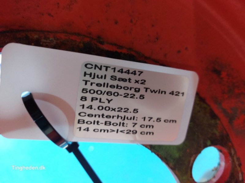 Rad des Typs Sonstige 22.5"   500/60-22.5, Gebrauchtmaschine in Hemmet (Bild 21)