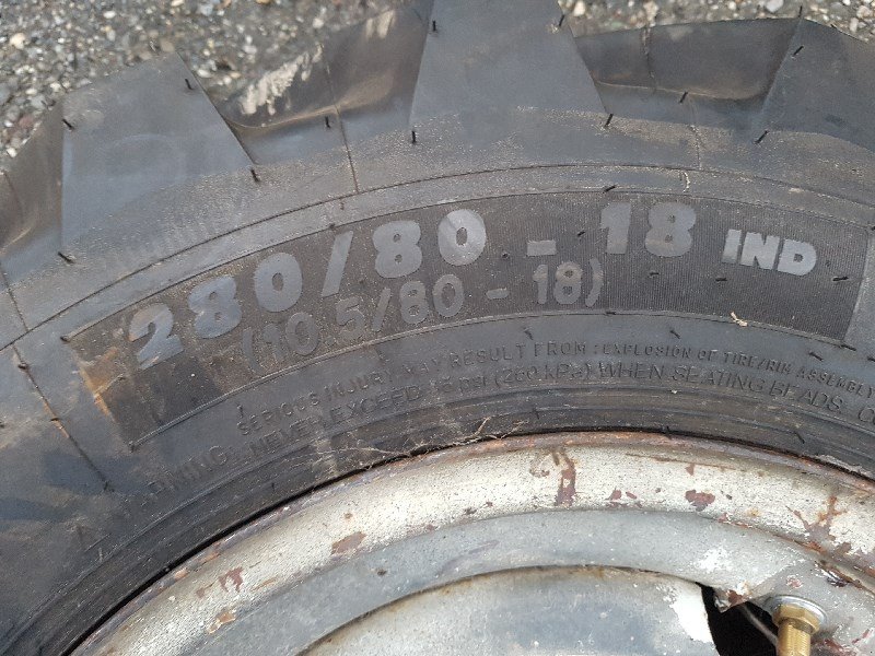 Rad des Typs Sonstige 280/80 R18 Radsatz, Gebrauchtmaschine in Chur (Bild 2)