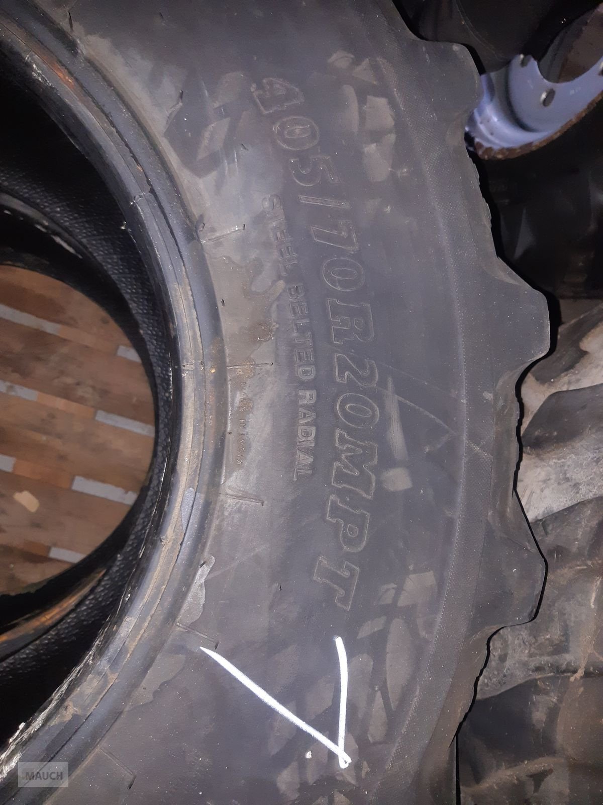 Rad del tipo Sonstige 2x 405 /70-R20 MPT BKT Multimax MP 513, Gebrauchtmaschine In Burgkirchen (Immagine 5)