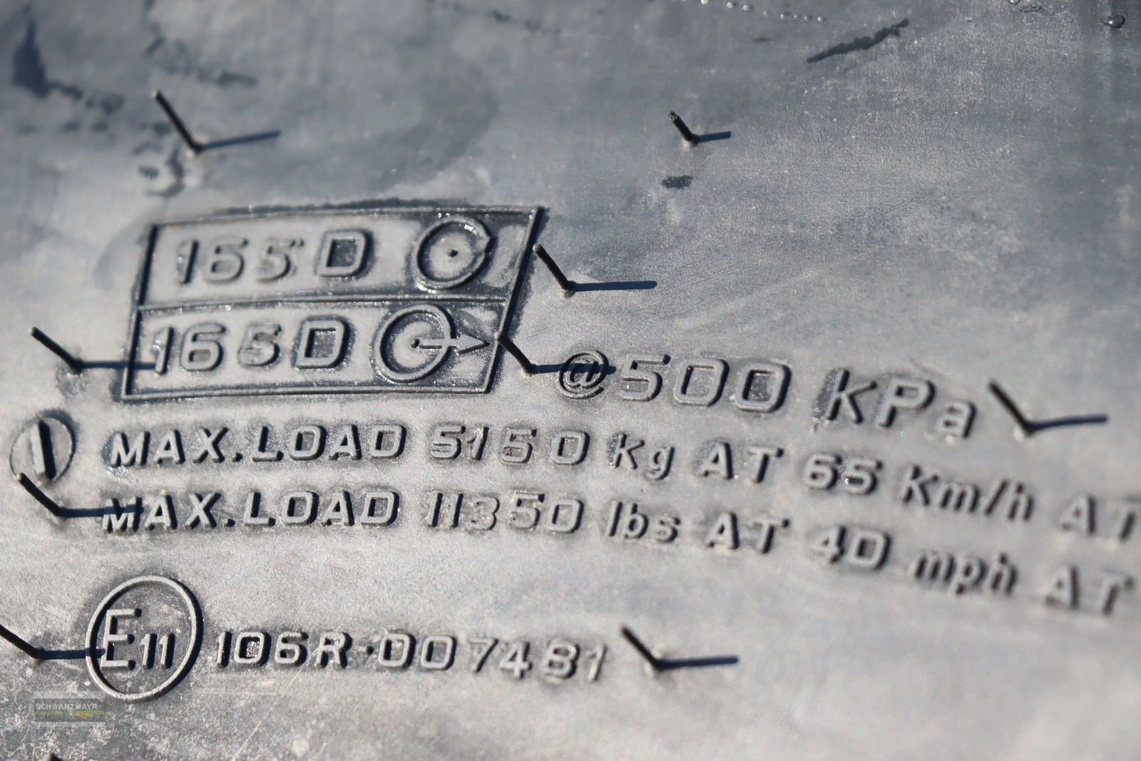 Rad des Typs Sonstige 560/60R22,5 FTR170, Neumaschine in Aurolzmünster (Bild 9)