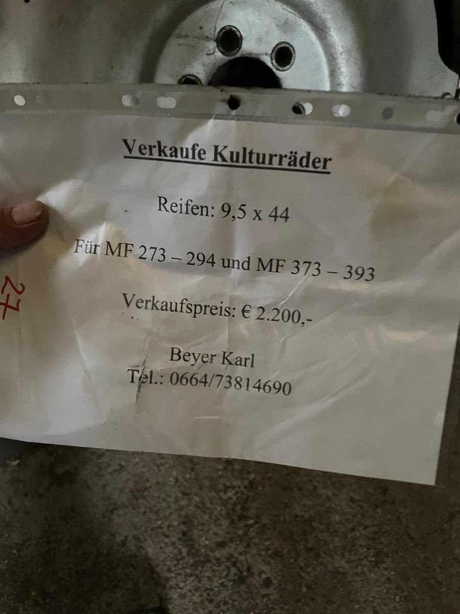 Rad Türe ait Sonstige 9.5 R44, Gebrauchtmaschine içinde Grund (resim 5)