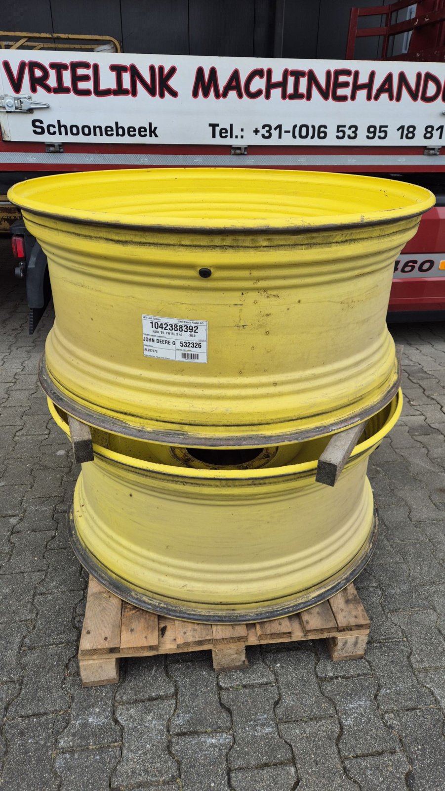 Rad des Typs Sonstige John Deere velgen GKN 18x42 10 gaats, Gebrauchtmaschine in Schoonebeek (Bild 3)