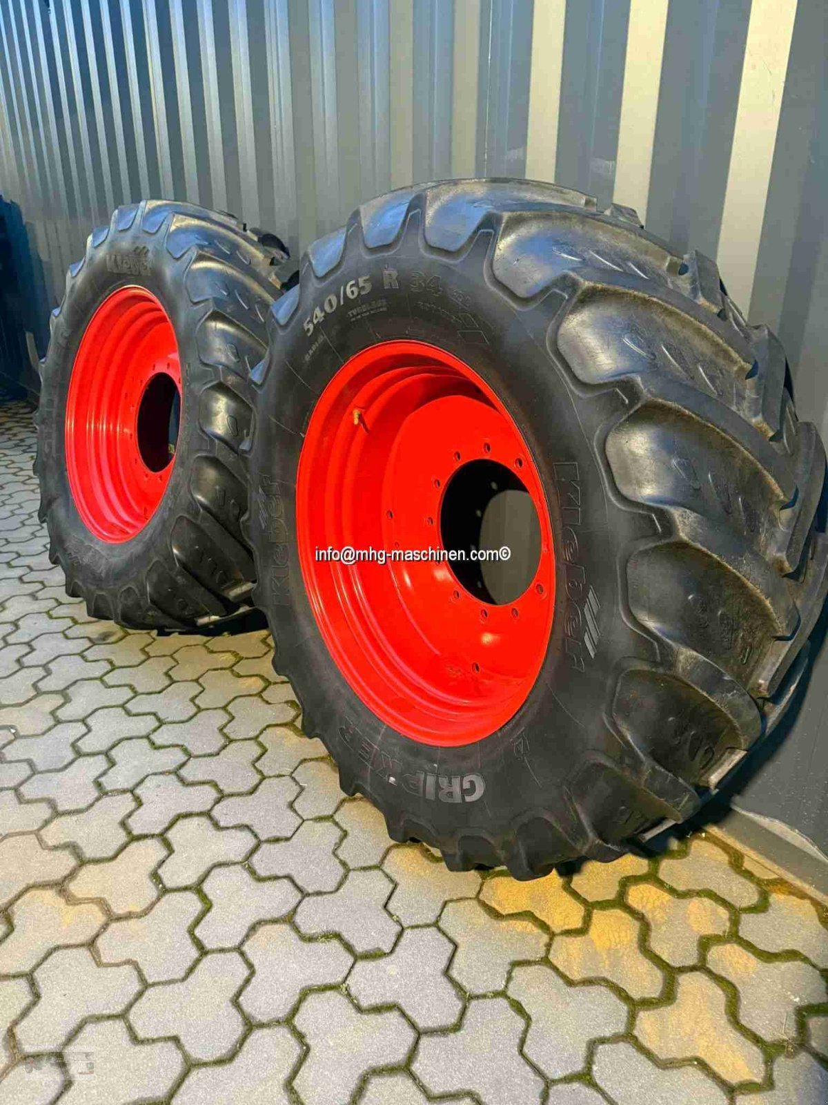 Rad vrste Sonstige Kompletträder 2xKleber 540-65R34 und 2x BKT 710-70R38, Gebrauchtmaschine v Gescher (Slika 2)
