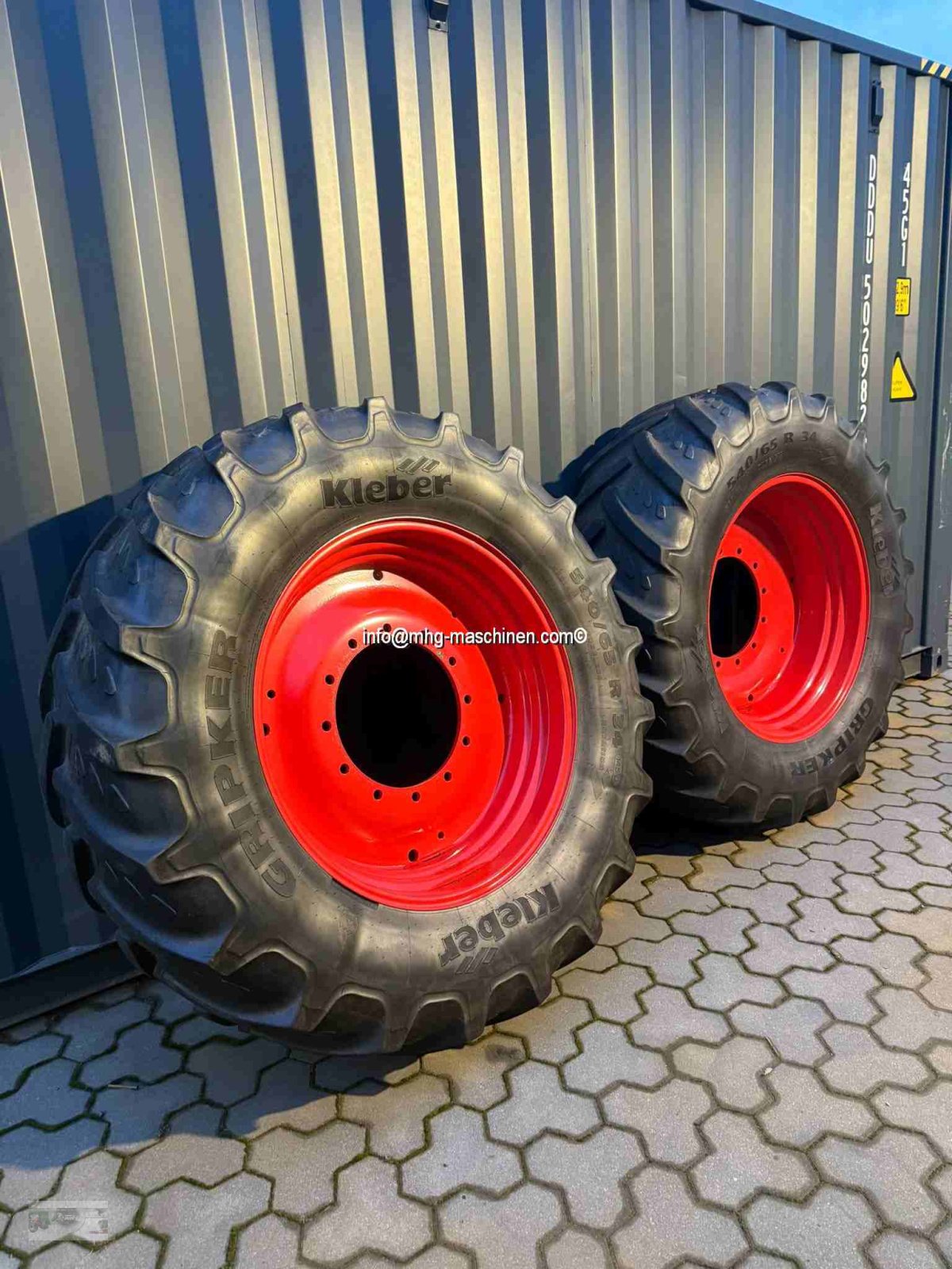 Rad vrste Sonstige Kompletträder 2xKleber 540-65R34 und 2x BKT 710-70R38, Gebrauchtmaschine v Gescher (Slika 4)
