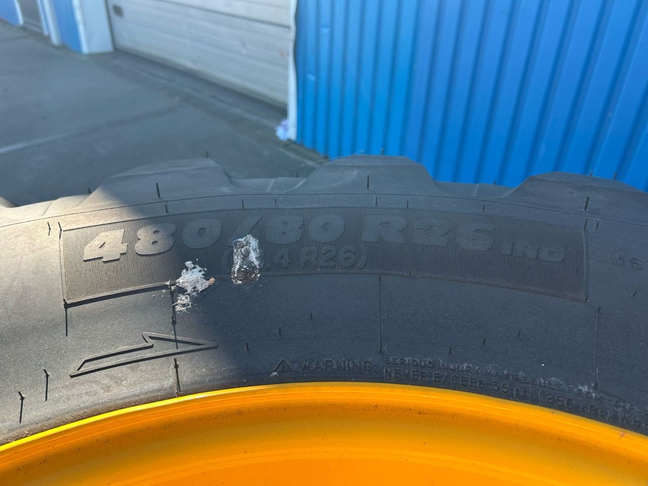 Rad des Typs Sonstige Michelin/JCB XMCL 480/80R26, Neumaschine in Joure (Bild 9)