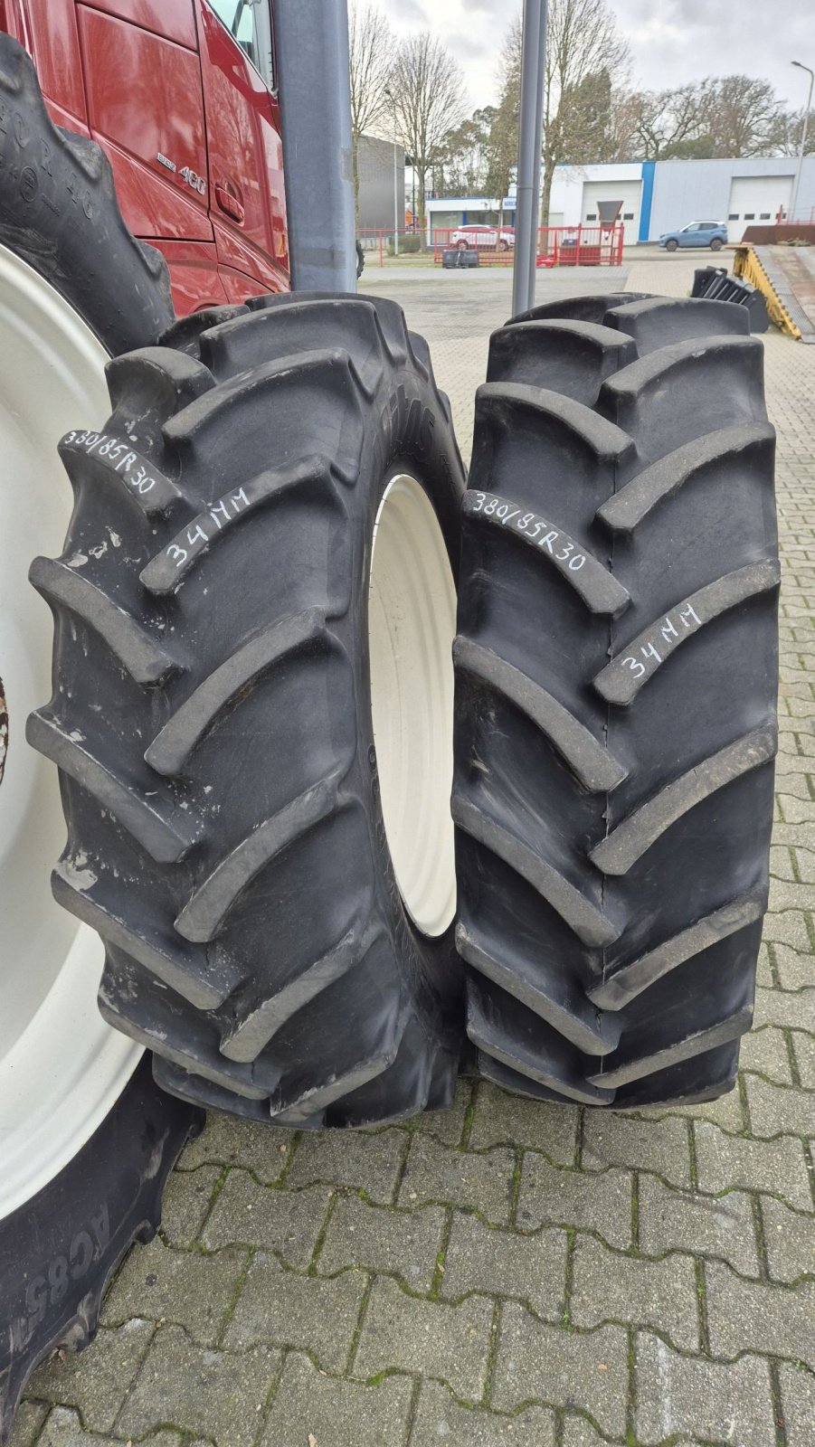 Rad typu Sonstige Mitas AC85 op New Holland velgen 380/90R46 en 380/85R30, Gebrauchtmaschine v Schoonebeek (Obrázek 8)