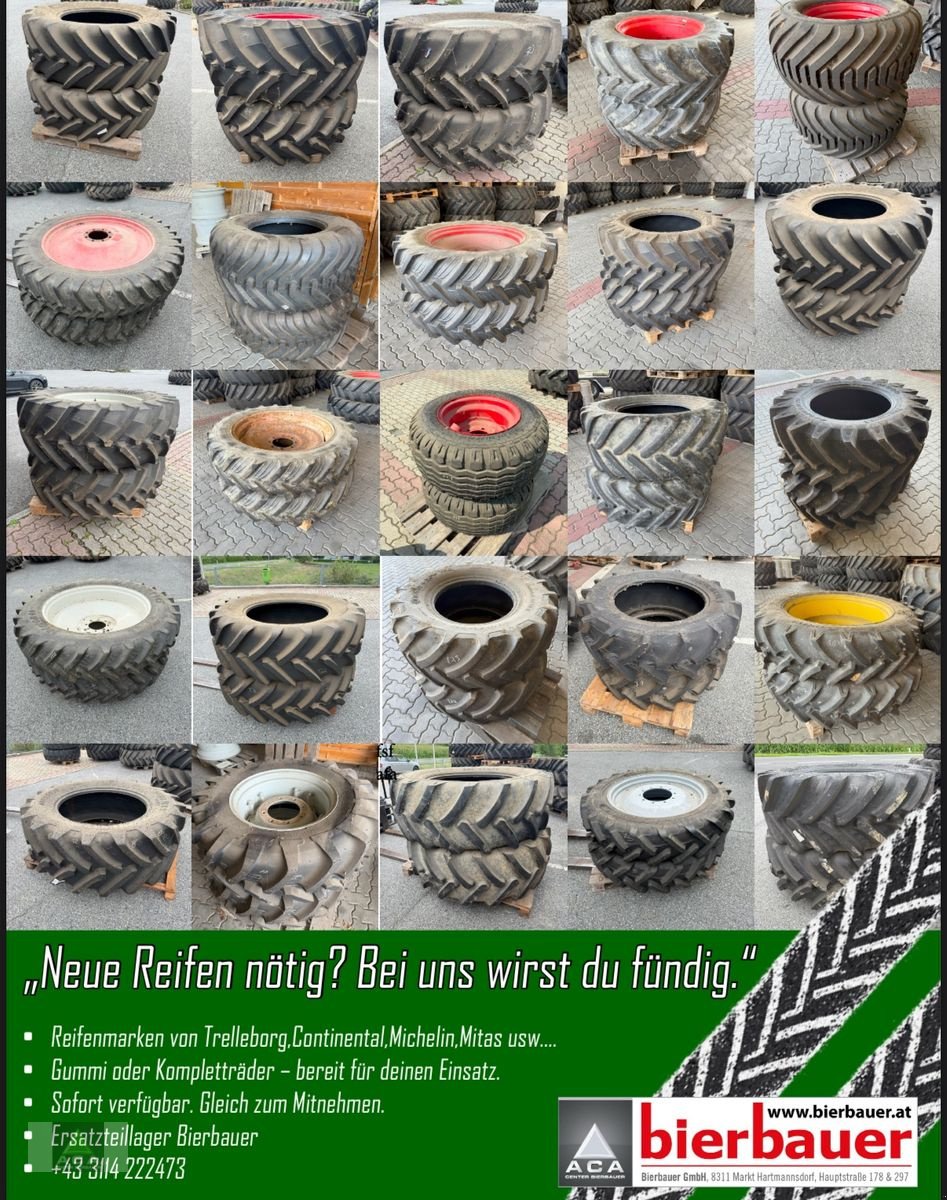 Rad типа Sonstige Verschieden Reifen von Trelleborg BKT Michelin, Neumaschine в Markt Hartmannsdorf (Фотография 1)