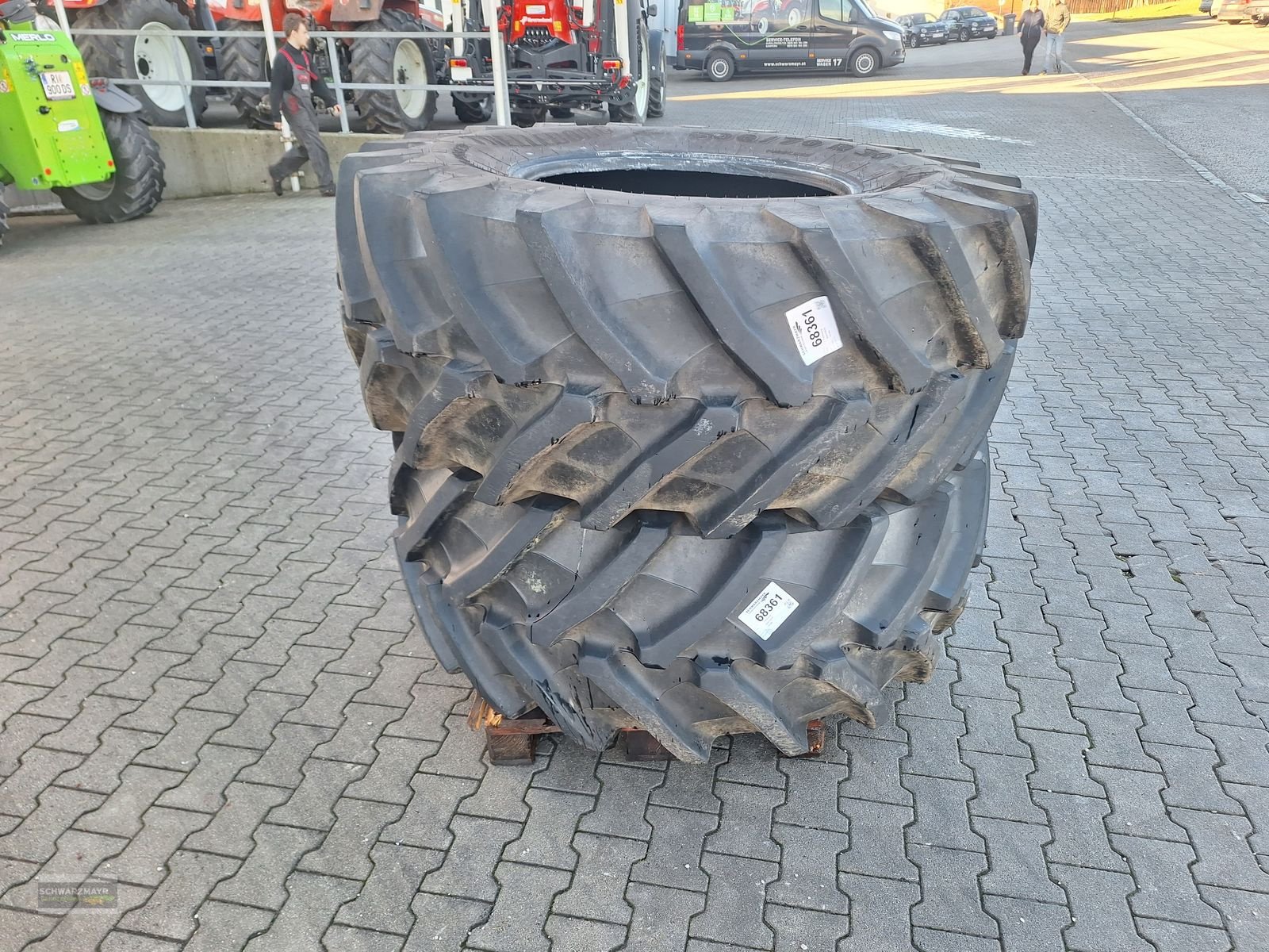 Rad Türe ait Trelleborg 600/70R30 Reifen, Vorführmaschine içinde Aurolzmünster (resim 3)