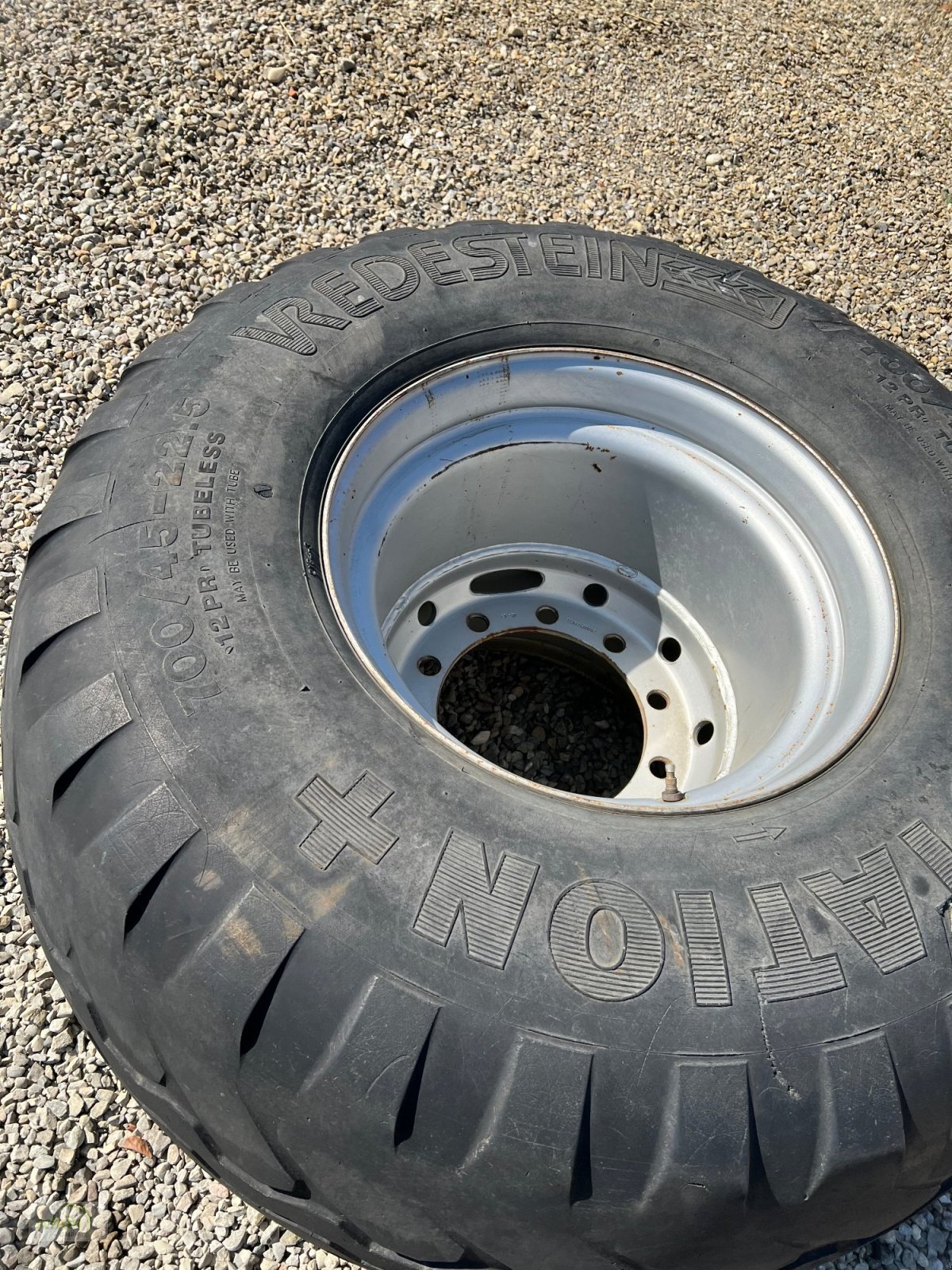 Rad del tipo Vredestein Flotation + in der Größe 700/45-22,5 auf einer 10-Loch Felge mit ET - 50, 281 / 335, Gebrauchtmaschine In Burgrieden (Immagine 7)