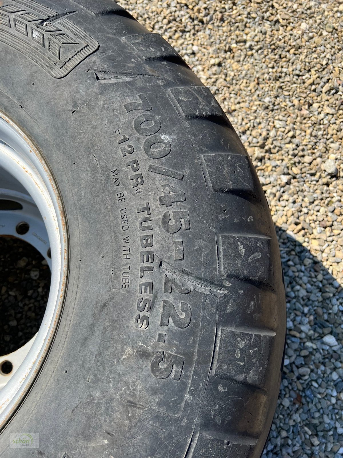 Rad del tipo Vredestein Flotation + in der Größe 700/45-22,5 auf einer 10-Loch Felge mit ET - 50, 281 / 335, Gebrauchtmaschine In Burgrieden (Immagine 9)