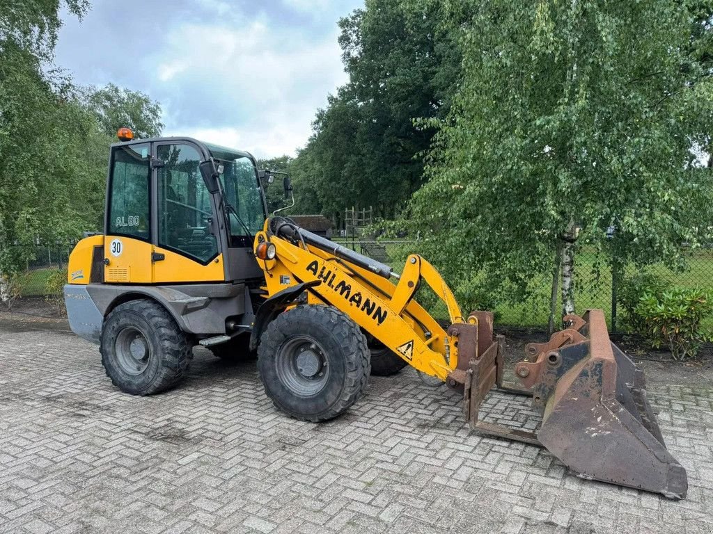 Radlader tip Ahlmann AL80 Shovel loader bak + vorken, Gebrauchtmaschine in Harskamp (Poză 3)