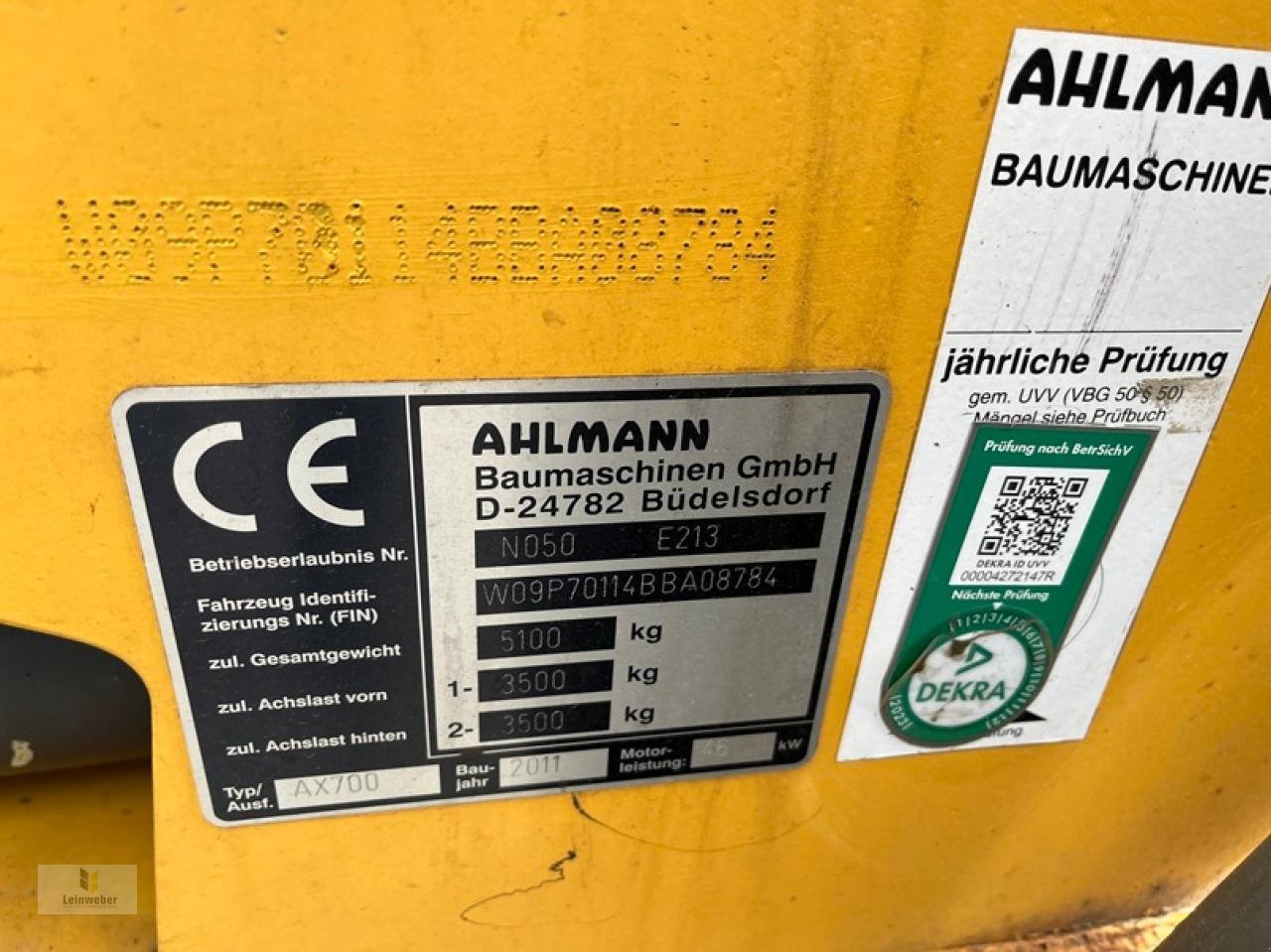 Radlader typu Ahlmann AX 700, Gebrauchtmaschine v Neuhof - Dorfborn (Obrázek 8)