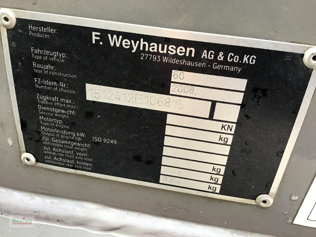 Radlader типа Atlas 60, Gebrauchtmaschine в Bakum (Фотография 7)