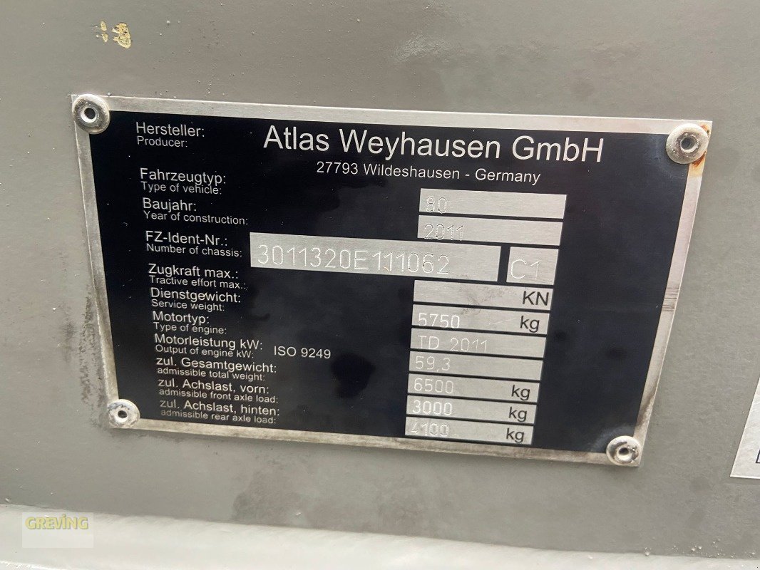 Radlader of the type Atlas 80, Gebrauchtmaschine in Ahaus (Picture 13)