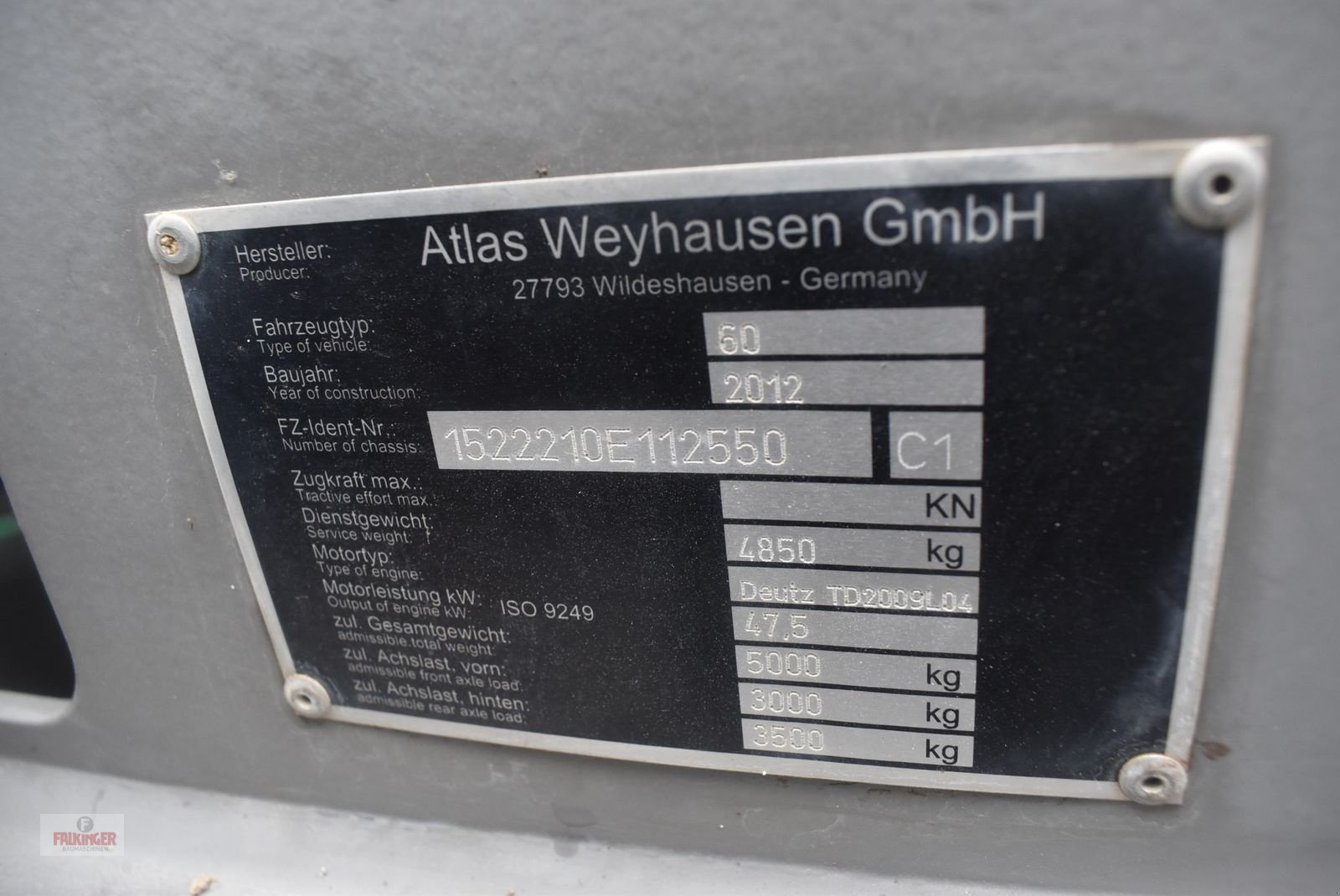 Radlader typu Atlas AR 60, Gebrauchtmaschine v Putzleinsdorf (Obrázek 12)