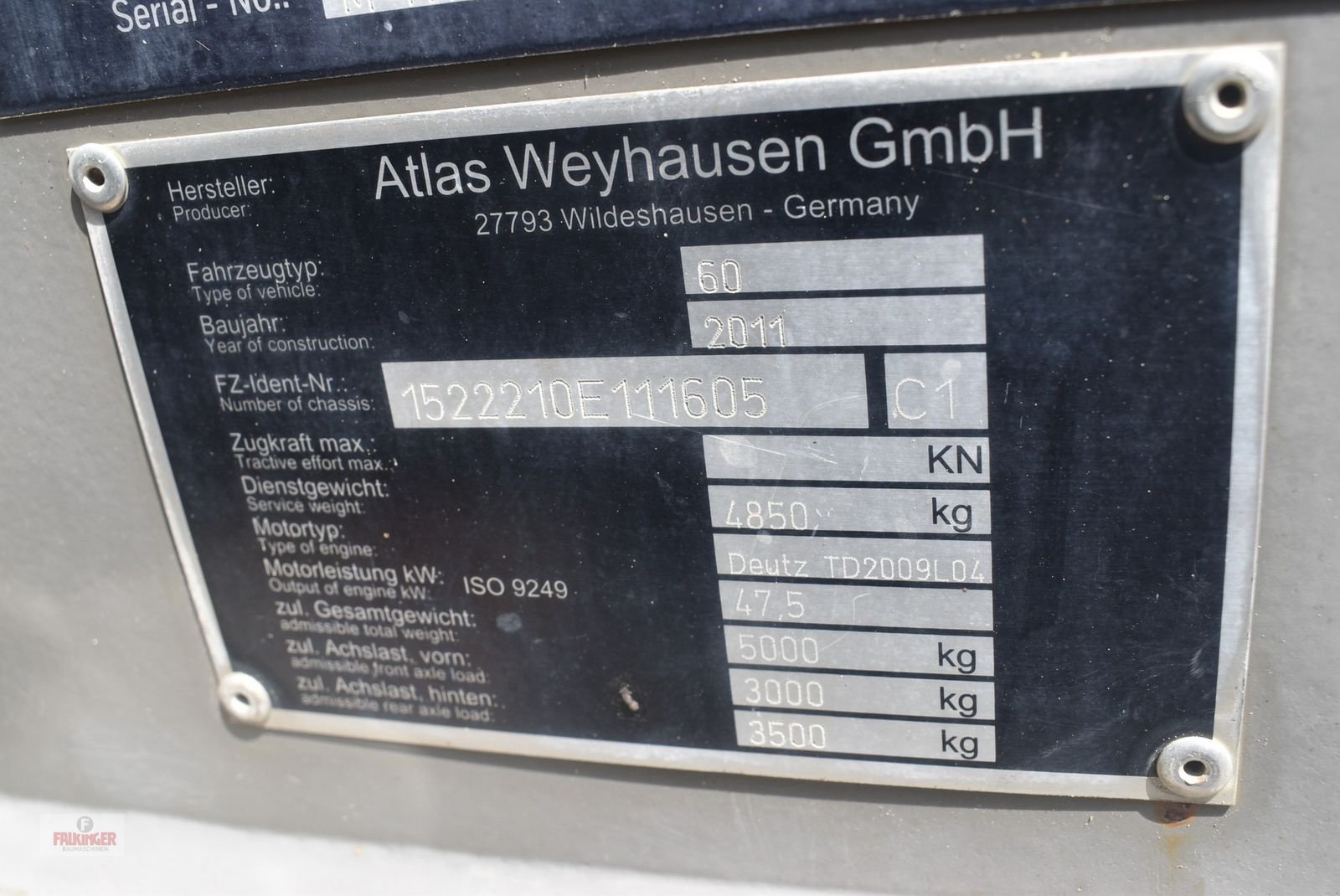 Radlader типа Atlas AR 60, Gebrauchtmaschine в Putzleinsdorf (Фотография 12)