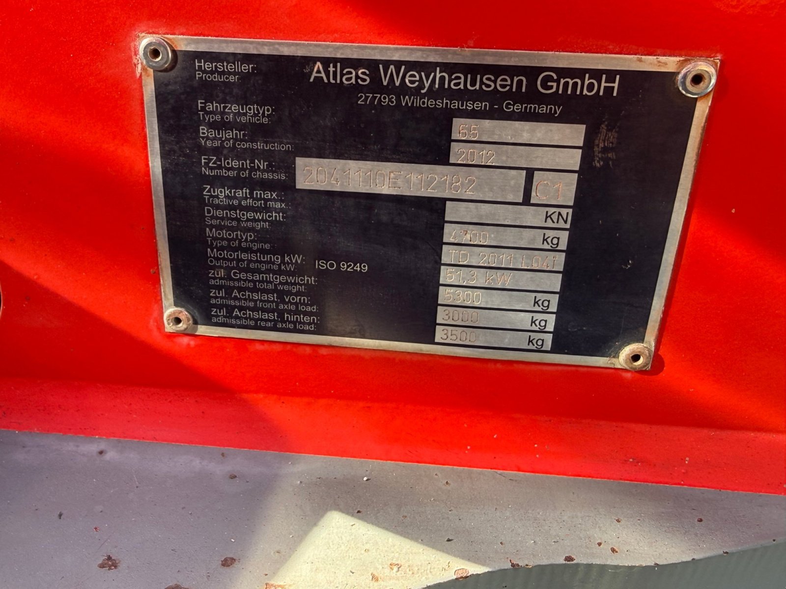 Radlader Türe ait Atlas AR 65, Gebrauchtmaschine içinde Neureichenau (resim 15)
