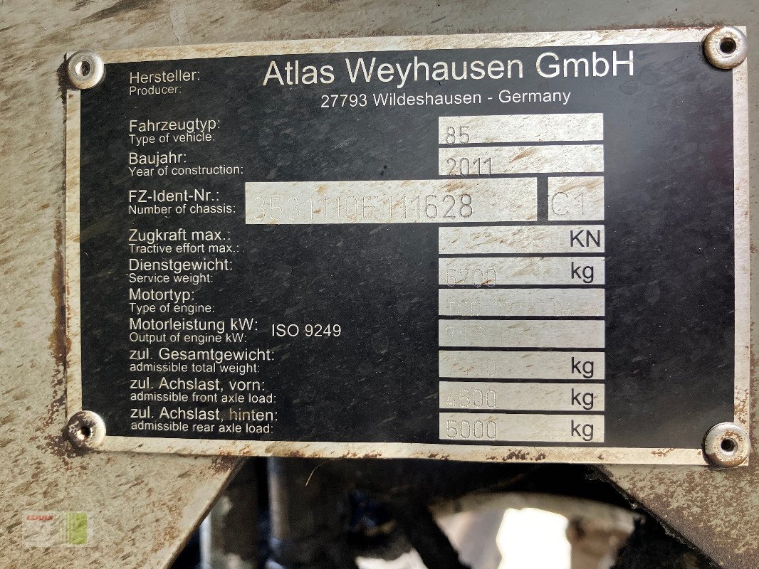 Radlader of the type Atlas AR 85, Gebrauchtmaschine in Schenefeld (Picture 12)