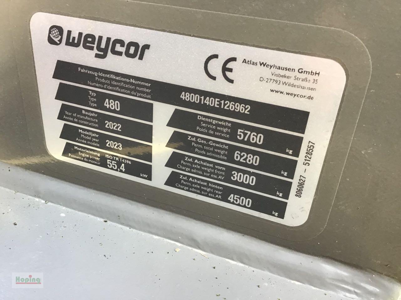 Radlader des Typs Atlas AR480, Gebrauchtmaschine in Bakum (Bild 8)