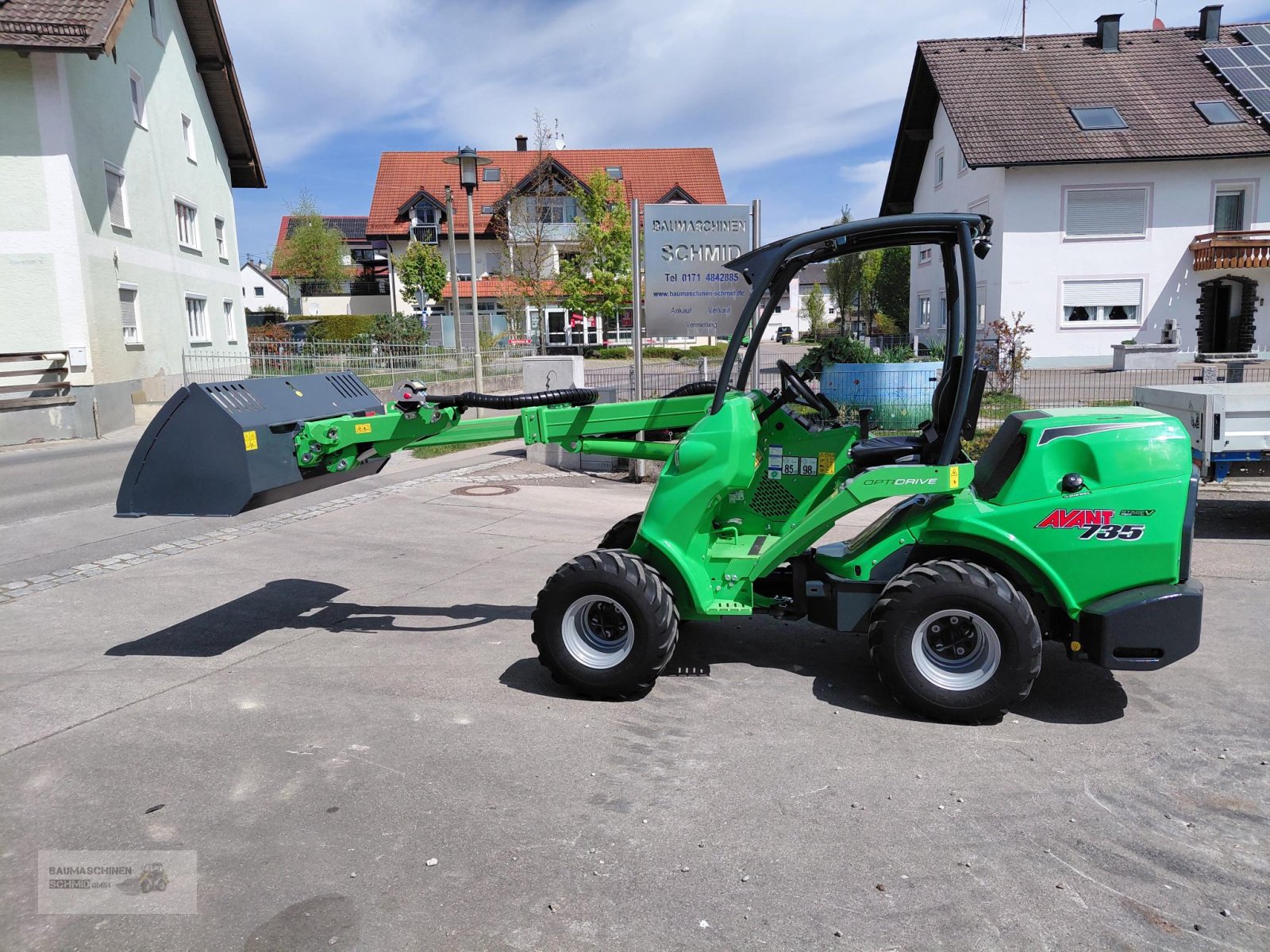 Radlader des Typs Avant 735, Gebrauchtmaschine in Stetten (Bild 2)