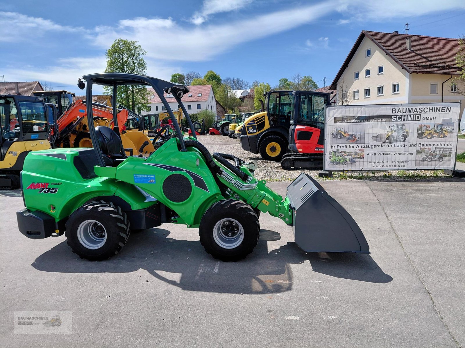 Radlader des Typs Avant 735, Gebrauchtmaschine in Stetten (Bild 4)