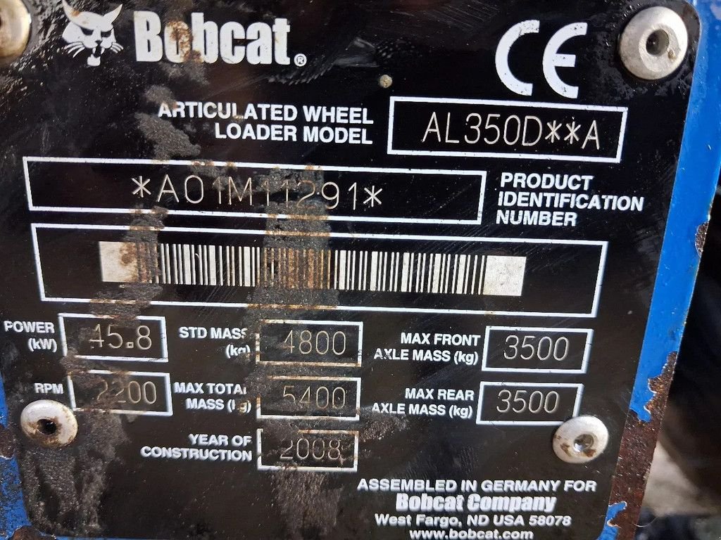 Radlader от тип Bobcat AL350 shovel loader lepels/schepbak/puinbak, Gebrauchtmaschine в Lunteren (Снимка 9)